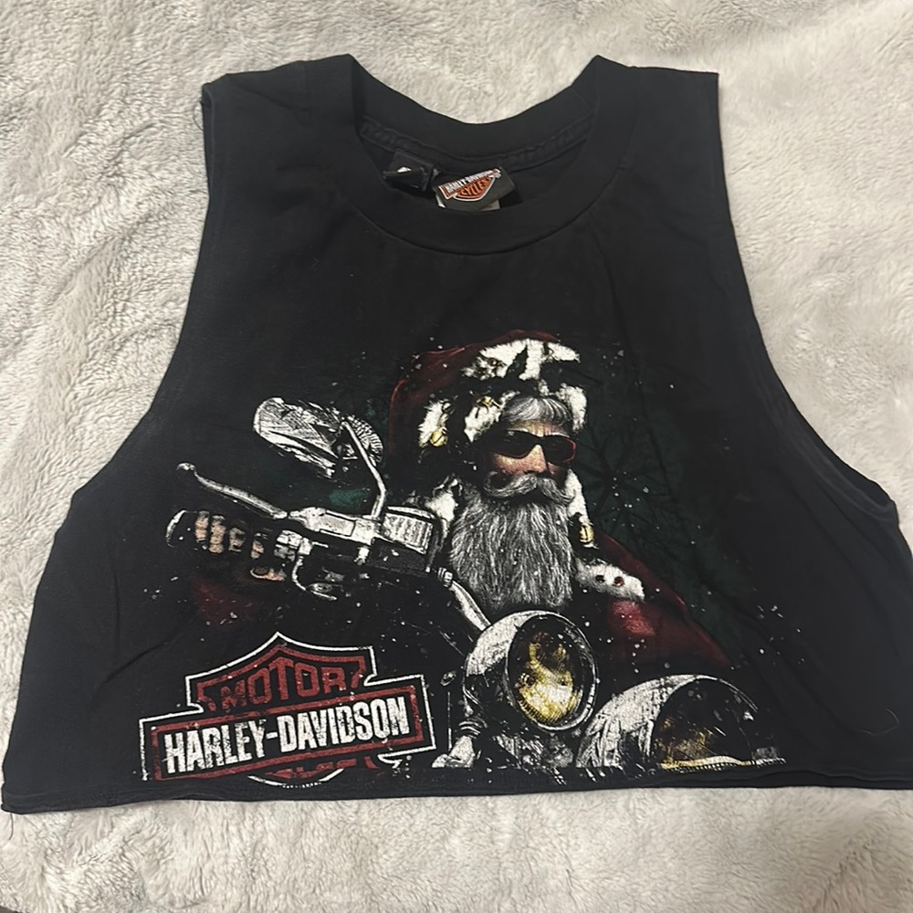 Cropped women’s Harley Davidson tank top size M/L